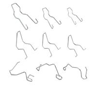 Jeu de 9 clips de fixation pour ampoules de phares, clips de fixation universels pour ampoules de voiture, pinces de fixation en acier inoxydable pour ampoules de phares H1, H3, H4 et H7