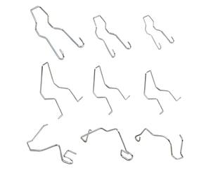 Jeu de 9 clips de fixation pour ampoules de phares, clips de fixation universels pour ampoules de voiture, pinces de fixation en acier inoxydable pour ampoules de phares H1, H3, H4 et H7