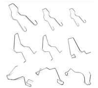 Jeu de 9 clips de fixation pour ampoules de phares (H1 H3 H4 H7)