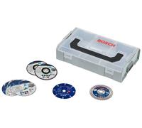 Jeu de 9 disques abrasifs pour meuleuse d'angle, dans une mini L-BOXX - BOSCH - 061599768P