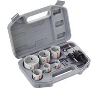 jeu de 9 scies cloches bi-métal HSS pour électriciens, 20-68 mm