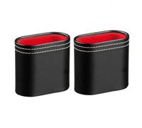 Jeu De Backgammon - Boîte À Dés En Similicuir - 2 Pièces Philos