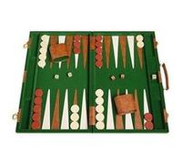 Jeu de backgammon de luxe Middleton Games - Vert - 15x10 G