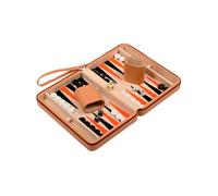 Philos-Spiele – Jeu de backgammon Leros – Voyage – Similicuir aimanté – Poignée de transport
