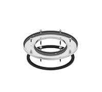TECEdrainpoint S Pressringset acier inoxydable 3690003 avec des vis et joint d'étanchéité