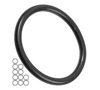 Jeu de bagues d'étanchéité, 12 pcs, DE Ø 70 mm, DI Ø 60 mm, épaisseur 5 mm, en Noir, en caoutchouc nitrile, bagues en caoutchouc pour la réparation de la plomberie, machines, moteurs, joint plat