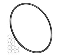 Jeu de bagues d'étanchéité, 12 pcs, DE Ø 90 mm, DI Ø 84 mm, épaisseur 3 mm, en Noir, en caoutchouc nitrile, bagues en caoutchouc pour la réparation de la plomberie, machines, moteurs, joint plat