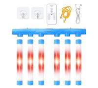 Jeu de baguette de capture, jeu d'entraînement à réaction, jeu de réaction, baguettes de chute, 38,5 x 21,5 cm, vitesse réglable et télécommande, avec fonction LED/accordage pour la maison, l'école et