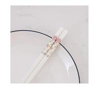 Jeu de baguettes, Baguettes en porcelaine réutilisables, for japonaise chinoise coréenne Sushi, résistantes à la moisissure, saines et faciles nettoyer, paquet cadeau de 5 paires A(E)