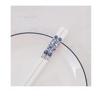 Jeu de baguettes, Baguettes en porcelaine réutilisables, for japonaise chinoise coréenne Sushi, résistantes à la moisissure, saines et faciles nettoyer, paquet cadeau de 5 paires A(Z)