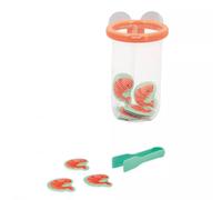 JANOD - Jouet pour le bain Attrape Crevettes - 12 pièces et 1 pince - Développe la dextérité - Dès 2 ans orange TU