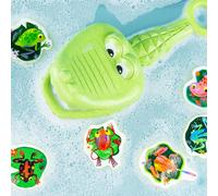 Jeu de bain Crocodile attrape-grenouille