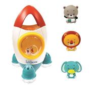 Jeu de bain fusée avec 3 animaux souples - LEXIBOOK - pour enfants de 18 mois et plus - jets d'eau tournants