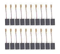 Jeu de balais de charbon pour outils électriques, 20 pièces, matériau en cuivre, compatible avec perceuse électrique à main, meuleuse d'angle, sèche-cheveux, mélangeur et machine