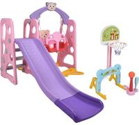 Jeu de balançoires pour jeunes enfants, 5 en 1, construction robuste, LILA