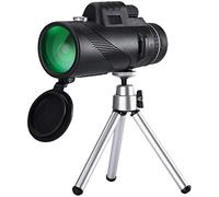 Jeu de Balle de Concert de télescope, randonnée Voyant, télescope monoculaire HD 12X50 zoomable télescopes monoculaires étanches Anti-buée avec trépied Adaptateur Smartphone pour l'observation des