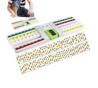 Jeu de balle de table, jeu de tri de couleur assorti, jeu de classification de couleur à 2 joueurs, jouet sensoriel préscolaire pour enfants, coordination main-pour voyager, collectionner