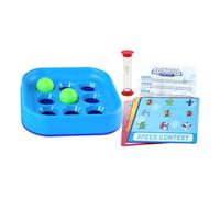 Jeu de balle familiale, conception de plateau interactif, 21 x 21 x 5,6 cm, jouet de défi de soufflage, activité familiale éducative, balles en mousse légères, pour les réunions de t les fêtes
