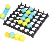 Jeu de Balle Rebondissante 2 Couleurs 9 Cartes 16 Balles Jeu de Balle Interactif de Bureau Parent Enfant