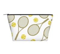 Jeu de Balle Tennis, Trousse de Toilette Trousse de Maquillage Sac à cosmétiques Trousse de Toilette de Voyage Portable