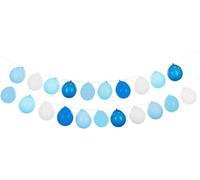 Jeu de ballons 3 en 1 dans les tons bleus - la décoration parfaite pour toutes les occasions ! Créez une atmosphère inoubliable lors de vos fêtes et célébrations !