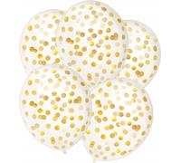 Jeu De Ballons Avec Confettis Dorés Pour La Décoration D'une Fête D'anniversaire