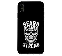 Jeu de Barbe - Tête de Mort - Moustache - Amoureux de Coque pour iPhone XS Max