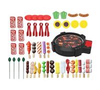 Jeu de Barbecue pour | Jouets de Grill Interactifs avec Son | Set d'Ustensiles de Cuisson Électrique | pour Garçons Filles Maison École Garderie Extérieur Jardin Camping