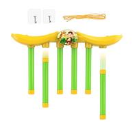 Jeu de barre de réflexion - Lot de 3 barres de capture réglables | Reflex Drop Sticks Challenge Game | Jouets d'entraînement à la réaction à la coordination oculaire à la main | Vitesses et