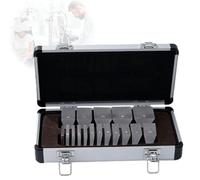 Jeu de barres de prisme optique 16/22 pièces avec boîtier en aluminium | Instruments d'optométrie,for centre soins la vue,hôpital ophtalmologique,optique classe scientifique(16Pcs)