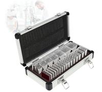 Jeu de barres de prisme optique 16/22 pièces avec boîtier en aluminium | Instruments d'optométrie,for centre soins la vue,hôpital ophtalmologique,optique classe scientifique(22Pcs)