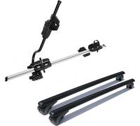 Jeu de barres de toit + porte-vélos pour Mercedes Vito W447 2014-2025 Alu argent 3x