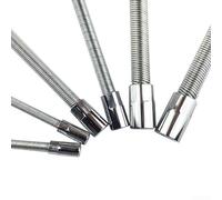 Jeu de barres d'extension flexibles pour clé à douille, acier au chrome vanadium, 1/4 150 mm et 200 mm, 3/8 200 mm et 305 mm, 1/2 250 mm et 350 mm, idéal pour les espaces restreints (1/4 150 mm)
