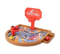 Jeu De Basket-Ball De Bureau - Bleu/Orange, Jouet Éducatif Interactif, Tableau De Bord Intégré, Lanceurs À Ressort, Jeu Compétitif À 2 Joueurs, Pieds Pliables |, Adolescents, Adultes, Maison,