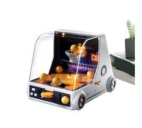 Jeu De Basket-Ball Mini pour Bureau - Jouet Éducatif avec Son et Lumière,Jeu de Basketball Intérieur pour Bureau - pour Adultes Étudiants Joueurs à Domicile Salle de Classe Fêtes Anniversaire