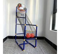 Jeu de basket-ball pour 2 joueurs, intérieur et extérieur. Profitez du plaisir du tir au panier. Livré avec une pompe à air et un ballon. Cadeau idéal pour les vacances et les anniversaires Taille Uni
