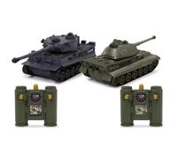 Jeu de bataille - Jamara - Panzer Tiger Battle Set 1:28 - 2 modèles - 2 télécommandes - 2,4GHz