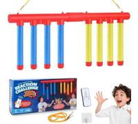 Jeu de bâtons de réaction - Bâtons de défis - Avec 3 vitesses réglables - Jeux de fête interactifs pour enfants et adultes