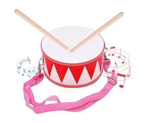 Jeu de batterie pour tout-petits - en bois de 20,3 cm avec sangle réglable, jouet sensoriel à percussion musicale, jeu d'instruments éducatifs pour débutants | Fête de rencontre