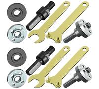 Jeu de bielles pour meuleuse d'angle, adaptateur pour meuleuse d'angle, 2 jeux de connecteurs pour meuleuse d'angle, adaptateur de meuleuse d'angle NlsqEU