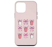 Jeu de bière Pong avec Tasses Rouges et nœud Rose Coque pour iPhone 12 Mini