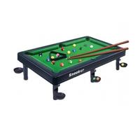 Jeu de Billard Compact avec Floques et Pieds Réglables