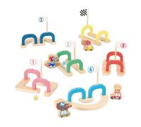 Jeu de billes circuit en bois fsc multicolore TU