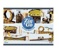 Jeu de billes et circuit Zig and Go Wroom a moteur Bleu G