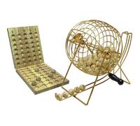 Jeu de bingo - BUFFALO - Moulin à bingo 24 cm - 75 boules - Pour 2 joueurs ou plus - Mixte