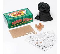 Jeu de bingo classique - Jeux de société de loto russe - Jeu de société familial amusant avec barils en bois et cartes