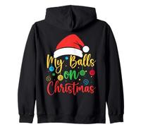 Jeu De Bingo My Balls On Christmas Bingo Sweat à Capuche