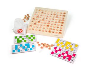 Jeu de bingo traditionnel en bois
