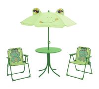 Jeu de Bistro avec Parasol pour Enfants 3 pcs Salon de Jardin Mobilier vidaXL