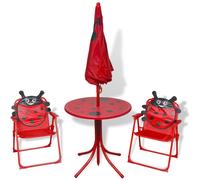 Jeu De Bistro Avec Parasol Pour Enfants Rouge Rouge